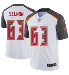 Men's Nike Tampa Bay Buccaneers #63 Lee Roy Selmon White Vapor Untouchable Limited Player NFL Jersey