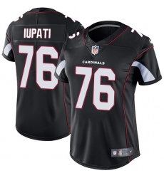 Women's Nike Arizona Cardinals #76 Mike Iupati Black Alternate Vapor Untouchable Limited Player NFL Jersey