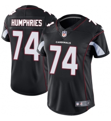 Women's Nike Arizona Cardinals #74 D.J. Humphries Black Alternate Vapor Untouchable Limited Player NFL Jersey
