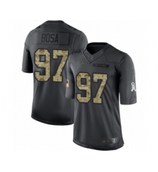 Youth Los Angeles Chargers #97 Joey Bosa Limited Black 2016 Salute to Service Football Jersey Youth Los Angeles Chargers #97 Joey Bosa Limited Black 2016 Salute to Service Football Jersey