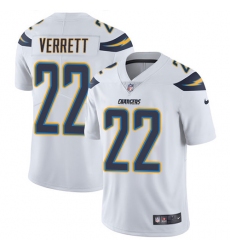 Youth Nike Los Angeles Chargers #22 Jason Verrett White Vapor Untouchable Limited Player NFL Jersey