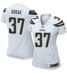 Women's Nike Los Angeles Chargers #37 Jahleel Addae Game White NFL Jersey