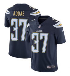 Youth Nike Los Angeles Chargers #37 Jahleel Addae Elite Navy Blue Team Color NFL Jersey