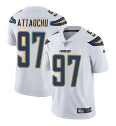 Youth Nike Los Angeles Chargers #97 Jeremiah Attaochu White Vapor Untouchable Limited Player NFL Jersey