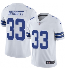 Youth Nike Dallas Cowboys #33 Tony Dorsett White Vapor Untouchable Limited Player NFL Jersey