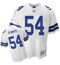 Reebok Dallas Cowboys #54 Randy White Replica White Legend Throwback NFL Jersey