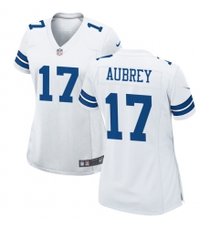 Women's Dallas Cowboys #17 Brandon Aubrey Limited white Vapor Untouchable Jersey