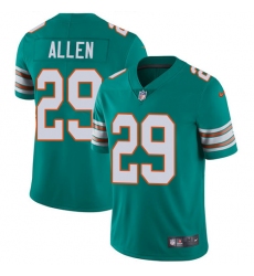 Youth Nike Miami Dolphins #29 Nate Allen Aqua Green Alternate Vapor Untouchable Limited Player NFL Jersey