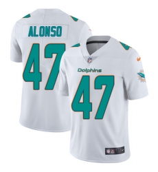 Youth Nike Miami Dolphins #47 Kiko Alonso White Vapor Untouchable Limited Player NFL Jersey