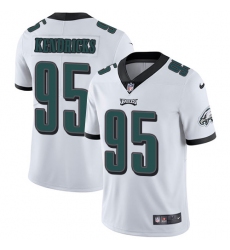 Men's Nike Philadelphia Eagles #95 Mychal Kendricks White Vapor Untouchable Limited Player NFL Jersey