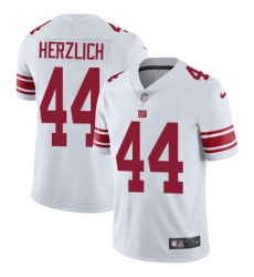 Youth Nike New York Giants #44 Mark Herzlich Elite White NFL Jersey