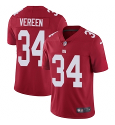Youth Nike New York Giants #34 Shane Vereen Elite Red Alternate NFL Jersey