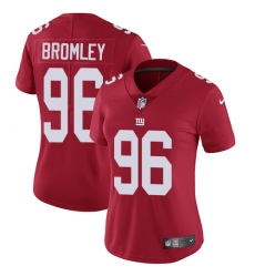 Women's Nike New York Giants #96 Jay Bromley Red Alternate Vapor Untouchable Limited Player NFL Jersey