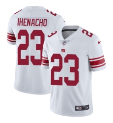 Youth Nike New York Giants #23 Duke Ihenacho Elite White NFL Jersey