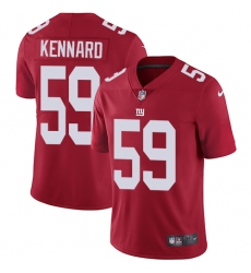 Youth Nike New York Giants #59 Devon Kennard Elite Red Alternate NFL Jersey