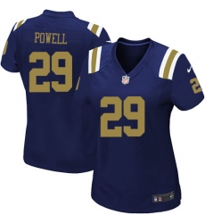 Women's Nike New York Jets #29 Bilal Powell Game Navy Blue Alternate NFL Jersey