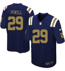 Youth Nike New York Jets #29 Bilal Powell Elite Navy Blue Alternate NFL Jersey