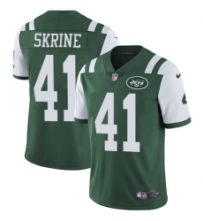 Youth Nike New York Jets #41 Buster Skrine Green Team Color Vapor Untouchable Limited Player NFL Jersey