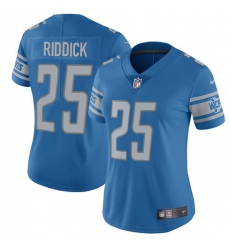Women's Nike Detroit Lions #25 Theo Riddick Limited Light Blue Team Color Vapor Untouchable NFL Jersey
