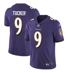 Men's Nike Baltimore Ravens #9 Justin Tucker Purple Team Color Vapor Untouchable Limited Player NFL Jersey Men's Nike Baltimore Ravens #9 Justin Tucker Purple Team Color Vapor Untouchable Limited Player NFL Jersey