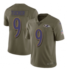 Youth Nike Baltimore Ravens #9 Justin Tucker Limited Olive 2017 Salute to Service NFL Jersey Youth Nike Baltimore Ravens #9 Justin Tucker Limited Olive 2017 Salute to Service NFL Jersey