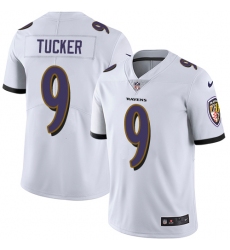 Youth Nike Baltimore Ravens #9 Justin Tucker White Vapor Untouchable Limited Player NFL Jersey Youth Nike Baltimore Ravens #9 Justin Tucker White Vapor Untouchable Limited Player NFL Jersey