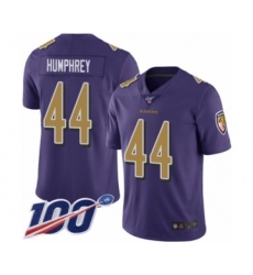 Men's Baltimore Ravens #44 Marlon Humphrey Limited Purple Rush Vapor Untouchable 100th Season Football Jersey Men's Baltimore Ravens #44 Marlon Humphrey Limited Purple Rush Vapor Untouchable 100th Season Football Jersey