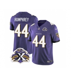 Men's Nike Baltimore Ravens #44 Marlon Humphrey Purple 2023 F.U.S.E Throwback Vapor Limited Stitched Jersey Men's Nike Baltimore Ravens #44 Marlon Humphrey Purple 2023 F.U.S.E Throwback Vapor Limited Stitched Jersey
