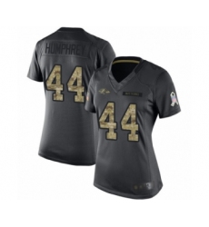 Women's Baltimore Ravens #44 Marlon Humphrey Limited Black 2016 Salute to Service Football Jersey Women's Baltimore Ravens #44 Marlon Humphrey Limited Black 2016 Salute to Service Football Jersey
