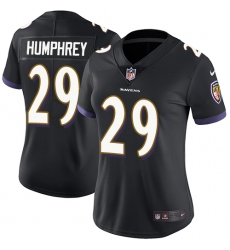 Women's Nike Baltimore Ravens #29 Marlon Humphrey Black Alternate Vapor Untouchable Limited Player NFL Jersey Women's Nike Baltimore Ravens #29 Marlon Humphrey Black Alternate Vapor Untouchable Limited Player NFL Jersey