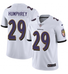 Youth Nike Baltimore Ravens #29 Marlon Humphrey White Vapor Untouchable Limited Player NFL Jersey Youth Nike Baltimore Ravens #29 Marlon Humphrey White Vapor Untouchable Limited Player NFL Jersey