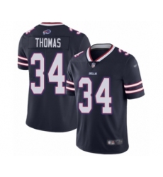 Women's Buffalo Bills #34 Thurman Thomas Limited Navy Blue Inverted Legend Football Jersey