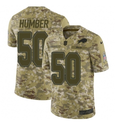 Youth Nike Buffalo Bills #50 Ramon Humber Limited Camo 2018 Salute to Service NFL Jersey
