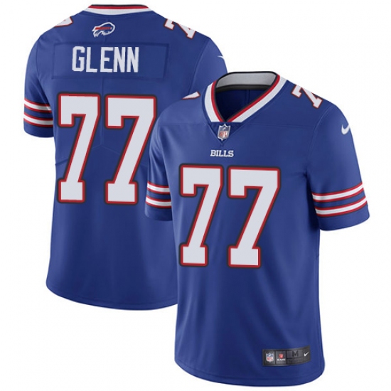 Youth Nike Buffalo Bills #77 Cordy Glenn Royal Blue Team Color Vapor Untouchable Limited Player NFL Jersey