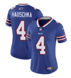 Women's Nike Buffalo Bills #4 Stephen Hauschka Royal Blue Team Color Vapor Untouchable Limited Player NFL Jersey
