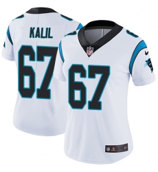 Women's Nike Carolina Panthers #67 Ryan Kalil White Vapor Untouchable Limited Player NFL Jersey