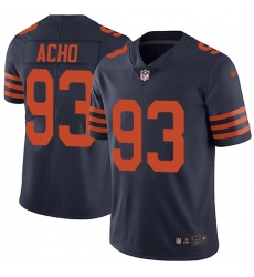 Youth Nike Chicago Bears #93 Sam Acho Navy Blue Alternate Vapor Untouchable Limited Player NFL Jersey