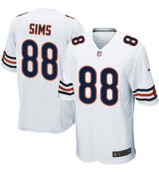 Men's Nike Chicago Bears #88 Dion Sims Game White NFL Jersey