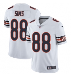 Youth Nike Chicago Bears #88 Dion Sims White Vapor Untouchable Limited Player NFL Jersey