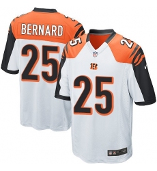 Men's Nike Cincinnati Bengals #25 Giovani Bernard Game White NFL Jersey
