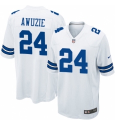 Men's Nike Dallas Cowboys #24 Chidobe Awuzie Game White NFL Jersey