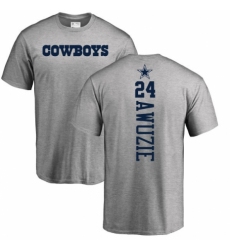NFL Nike Dallas Cowboys #24 Chidobe Awuzie Ash Backer T-Shirt
