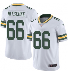 Youth Nike Green Bay Packers #66 Ray Nitschke White Vapor Untouchable Limited Player NFL Jersey