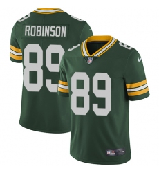 Youth Nike Green Bay Packers #89 Dave Robinson Green Team Color Vapor Untouchable Limited Player NFL Jersey