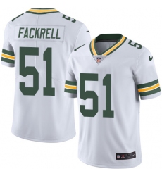 Men's Nike Green Bay Packers #51 Kyler Fackrell White Vapor Untouchable Limited Player NFL Jersey