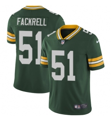 Youth Nike Green Bay Packers #51 Kyler Fackrell Green Team Color Vapor Untouchable Limited Player NFL Jersey