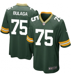 Men's Nike Green Bay Packers #75 Bryan Bulaga Game Green Team Color NFL Jersey