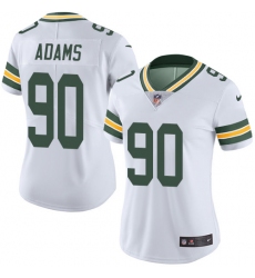 Women's Nike Green Bay Packers #90 Montravius Adams White Vapor Untouchable Limited Player NFL Jersey