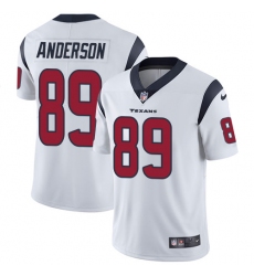 Youth Nike Houston Texans #89 Stephen Anderson Elite White NFL Jersey