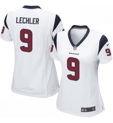 Women's Nike Houston Texans #9 Shane Lechler Game White NFL Jersey